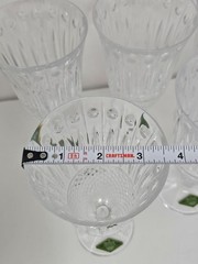 Set Of 7 Shannon Crystal Sutton Place Iced Beverage Glasses 15 Oz Missing 1
