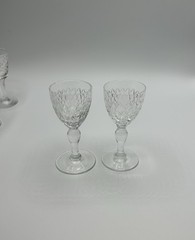Royal Brierley 1776 Historic British Crystal Liquor Glasses