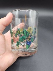 Set of 3 Portmeirion The Holly and Ivy Double Old Fashioned 10 OZ glasses ISSUES