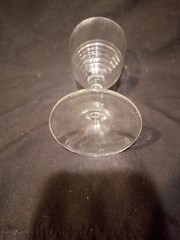 5 glass goblets Nice, brand unknown see pics