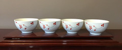 Mikasa Gourmet Basics Red Berries Soup Cereal Salad bowls set of 4