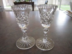 Cavan Crystal 4 7/8 inch Candlestick Holders, Set of 2