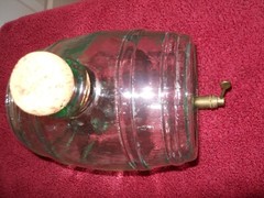 VTG Made Mod Depositato green drink dispenser-made in Italy