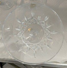 12 Mont Royale Crystal Stemware 4 Each: Water, Wine & Dessert Glasses