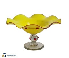 Glass Bowl / Tabletop Display, Bavarian Forest / Zwiesel around 1900 (# 17189)