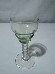 Set Of 5 Pastel MCM Bubble Stem Barware Hand Blown Cordial Aperitif Glasses “C”