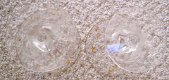 2 Libby Royal Fern Coctail/Sherbert/Martini/Champagne Glasses 4.25″ Tall