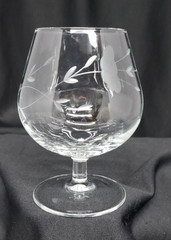 SET OF 6 PRINCESS HOUSE BRANDY SNIFTERS HERITAGE PATTERN 4.5″ 1980s NOW RETIRED