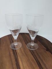 MIKASA PANACHE ICED TEA GLASSES, Square, Lead Crystal , 8 1/4″, Germany, 2PCS