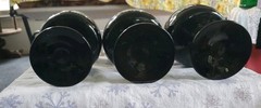 3 Gorham Reizart Black Amethyst MCM Crystal Stemware Glasses Champagne/Sherbet