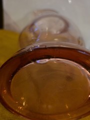 Gorgeous Pink Tapered Champagne Wine Bubble Glass Set 3 + Slender Pitcher Vase