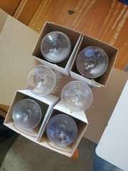 Luminarc JG Durand 5 DIAMANT Crystal WINE GLASS Goblets Cristal D’Arques FRANCE