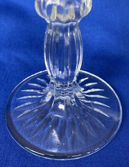 Libbey American Brilliant Goblet 7 1/8” David Star Pressed Cut Glass Water Wine