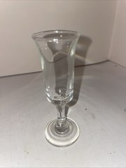 Libbey Georgian Pattern Cordial/Shot Glass, Wafer Stem Footed – 4-1/4″ Tall
