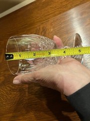 Waterford Crystal Set of 2 COLLEEN 5 1/4″ Water Goblets MSRP $75 ea Excellent!