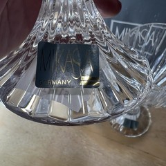 New Vintage Mikasa Park Lane Crystal Water Goblets SN101/001 Set of 4 NIB NOS