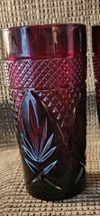 Set of 5 Cristal D’Arques Durand Luminarc Ruby Red 14oz 6.25″ Glass Tumblers