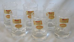 Joska Kristall Etched Game Animals 2 oz Shot Glass 2 5/8″, set of 6