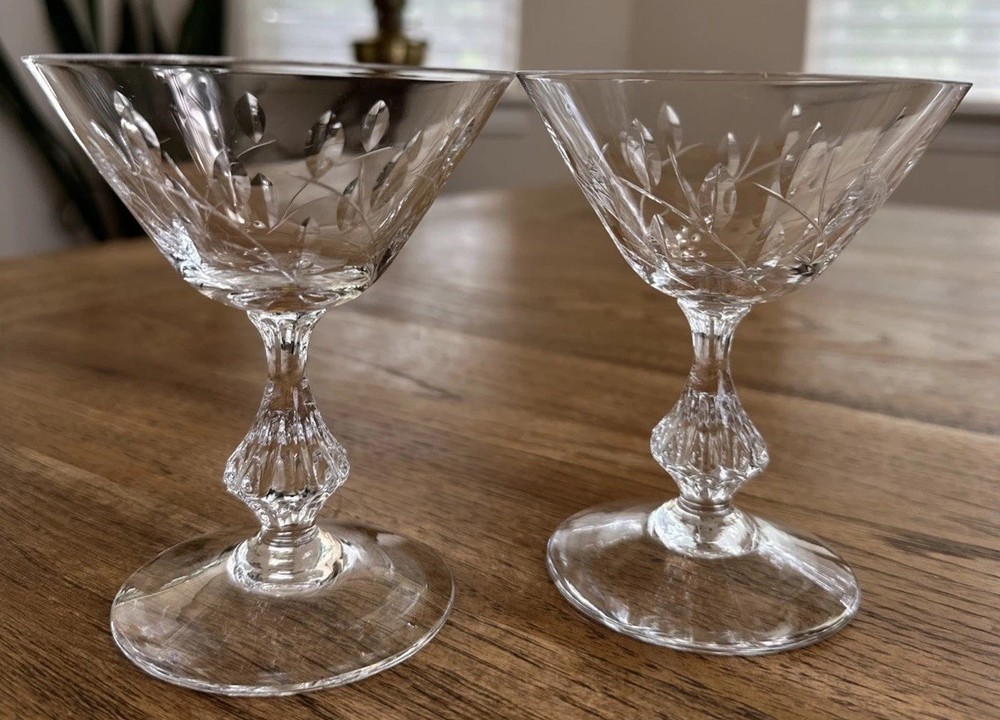 Vintage 1953-1971 Duncan Miller Liquor/Cocktail Glasses Set of Two