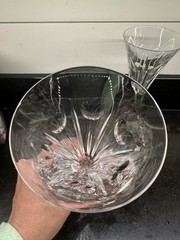 2 Waterford Millennium “Love” Toasting Fluted Champagne Glasses Hearts 9 1/4”
