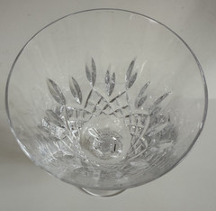 Vintage Waterford Lismore 7″ Tall Water Wine Goblet, Beautiful