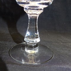 Seneca 6 Liquor Cocktails Cut 967 Fan and Dot Design on Blank 912