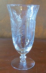 Tiffin Franciscan Cynthia #17441 Stem Crystal Footed Iced Tea Tumbler(s)