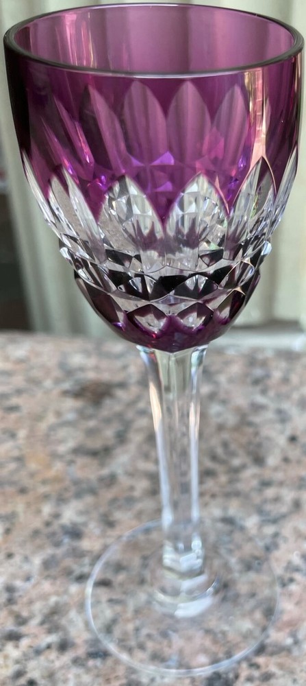BACCARAT CRYSTAL LIQUOR COLOR GLASS COLBERT COLOR MINT
