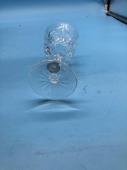 Waterford Crystal Lismore Claret Wine Glasses Set Of 4 Clear Cut Ireland Box