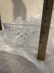 Shannon Crystal Godinger Dublin 5-Piece Footed Pedestal Dessert Bowl Set NEW NIB
