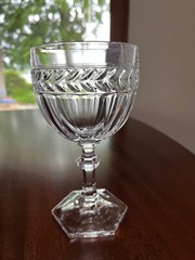 Villeroy & Boch Miss Desiree Water Goblet Excellent Condition 6 1/2 X 3 5/8.