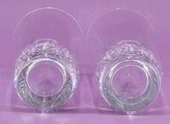 Vtg St. George Crystal American Heritage Set of 4 Beverage Glasses 24% Lead USA