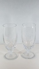 Pair of Waterford Marquis Calla Iced Beverage Glasses 7 3/8″