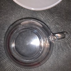 Vintage Cup Over 24% Lead, Hummingbird And Morning Glorys. Approx. 3.5” Diameter
