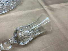 8 Piece Set ~ Galway Erin Irish Crystal Cordial Glasses w/Decanter & Stopper