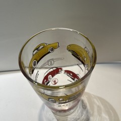 VTG Sports Cars High Ball Drinking Glass Tumbler Jaguar MGA Maserati Sunbeam