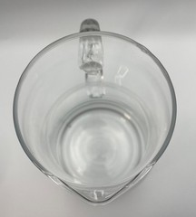 Vintage Etched Floral Glass Bedside Carafe & Tumbler Water Set.