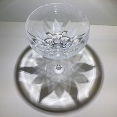 Flame D’Amore By Mikasa flame of love Slovenia crystal champagne tall sherbet
