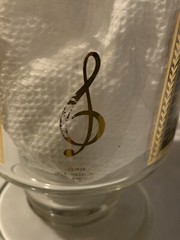**RARE** 1959 Complete Set of 8 MCM Academy Award Winning Song Rocks Glasses