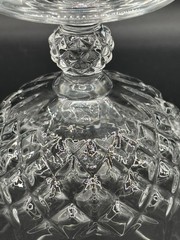 Pair Of (2) Elegant Glass Mikasa Arctic Light Crystal Brandy Snifters 5 3/4in