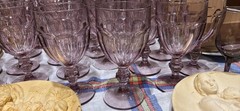 Libbey Duratuff Gibraltar Pink/Plum Ice Tea Water Goblet Set (4)