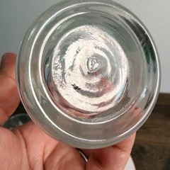 Vintage Federal Frosted Glass flower Juice Drinking Glasses MCM Set Of 6