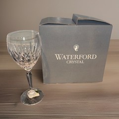 Waterford Crystal Mourne 5 7/8th Inch Claret Wine Stem Glasses- Set Of 2- NEW