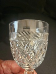 Thomas Webb Heirloom Water Goblet 6 1/4″ Tall England