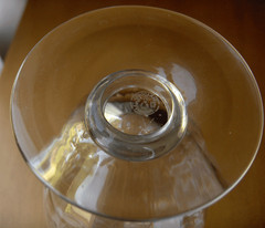 Baccarat Capri Optic footed wine decanter~13.5″ H~made in France~1969~Pristine
