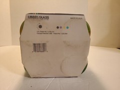 LIBBEY 4 COOLER TUMBLER GLASSES 15 OZ MCM TENNIS RETRO VTG NEW NIB BOX BAR PARTY