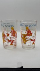 Vintage 1971 Archie Comics Hot Dog Goes To School Glasses SABRINA Pair