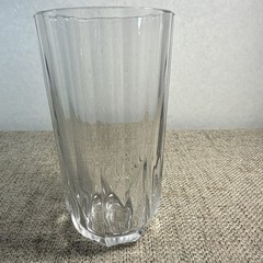 Vintage Paşabahçe Ribbed High Ball Glasses 1980’s Crystal Bar Ware Set Of 6