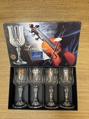 12pc Vtg Cristal d’Arques Longchamp 24% Lead Crystal Glass Set NIB 3 Box Lot