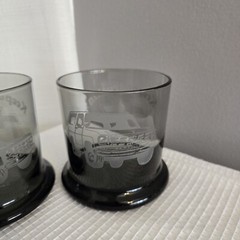 Keep On Truckin Chevy Logo Etched Cocktail Glasses Suburban Truck Smokey